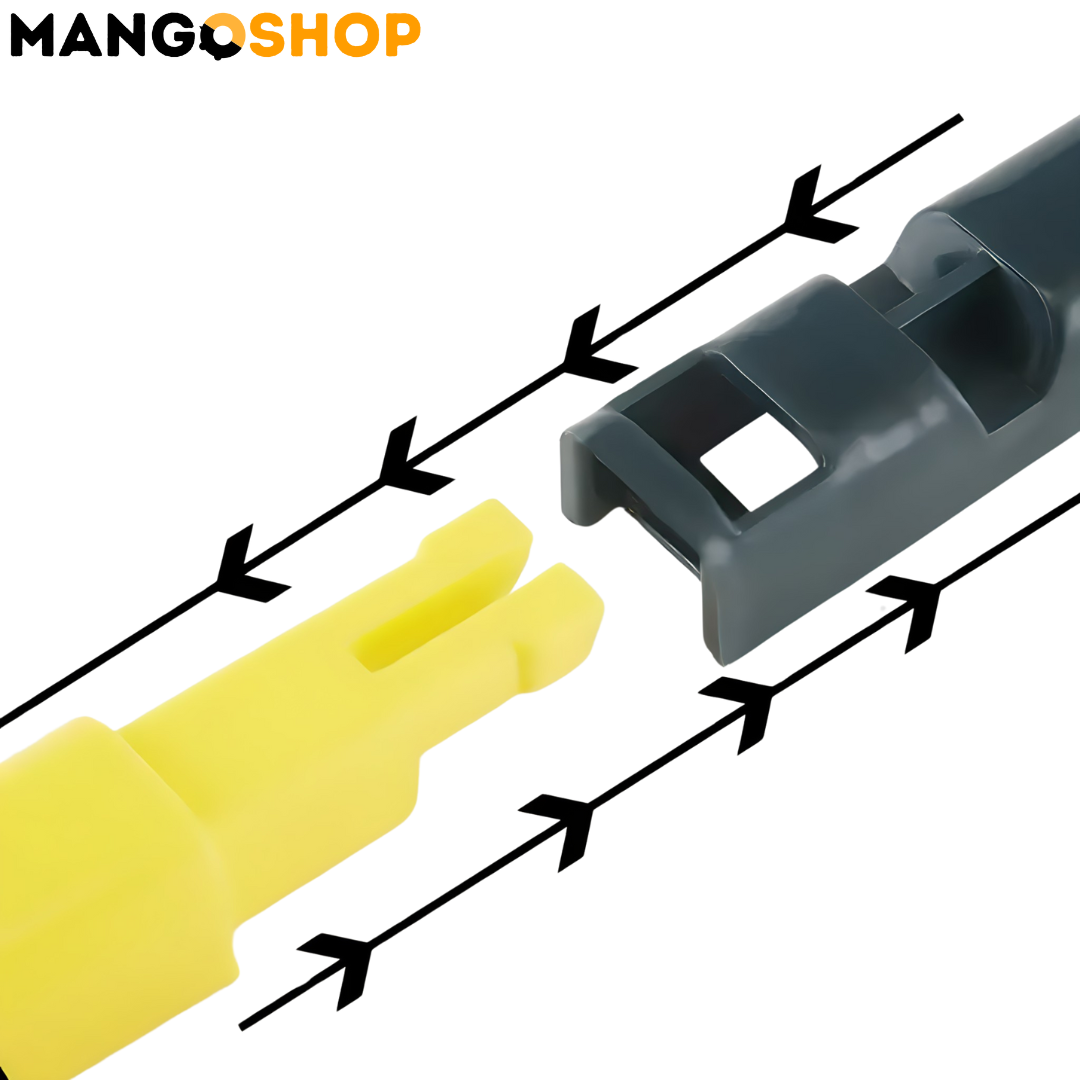 2u1 Teleskopska četka za brisanje prozora i čišćenje mrežice sa strugačem - 46cm