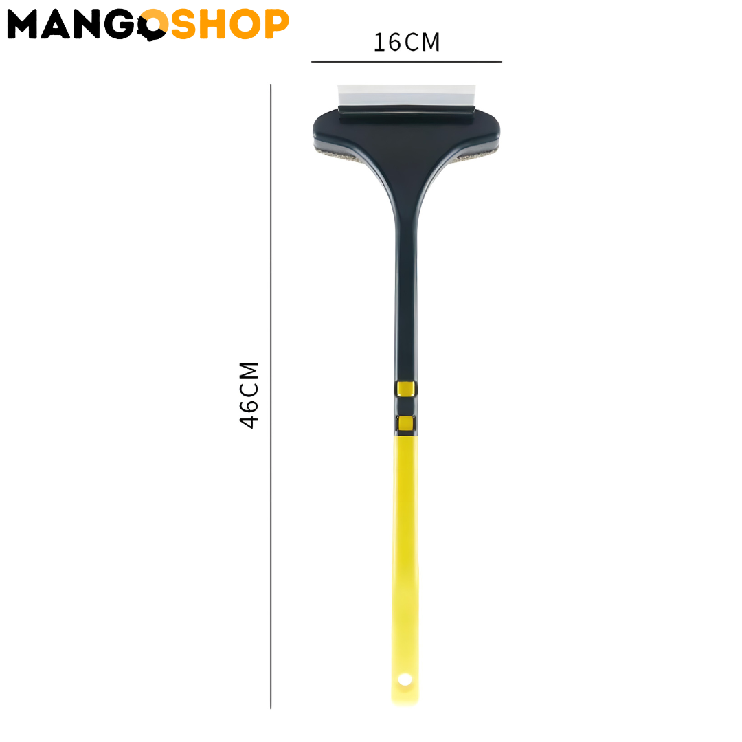 2u1 Teleskopska četka za brisanje prozora i čišćenje mrežice sa strugačem - 46cm