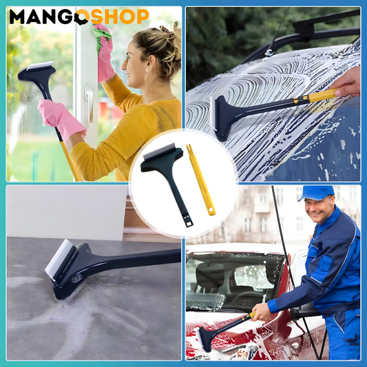 2u1 Teleskopska četka za brisanje prozora i čišćenje mrežice sa strugačem - 46cm