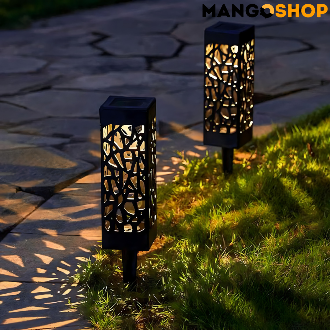 Baštenske solarne lampe sa senzorom 2 komada