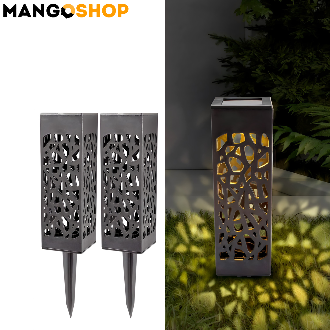 Baštenske solarne lampe sa senzorom 2 komada