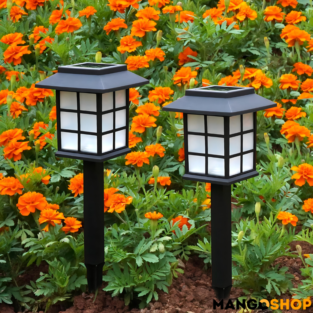 Baštenske solarne lampe sa senzorom 6 komada