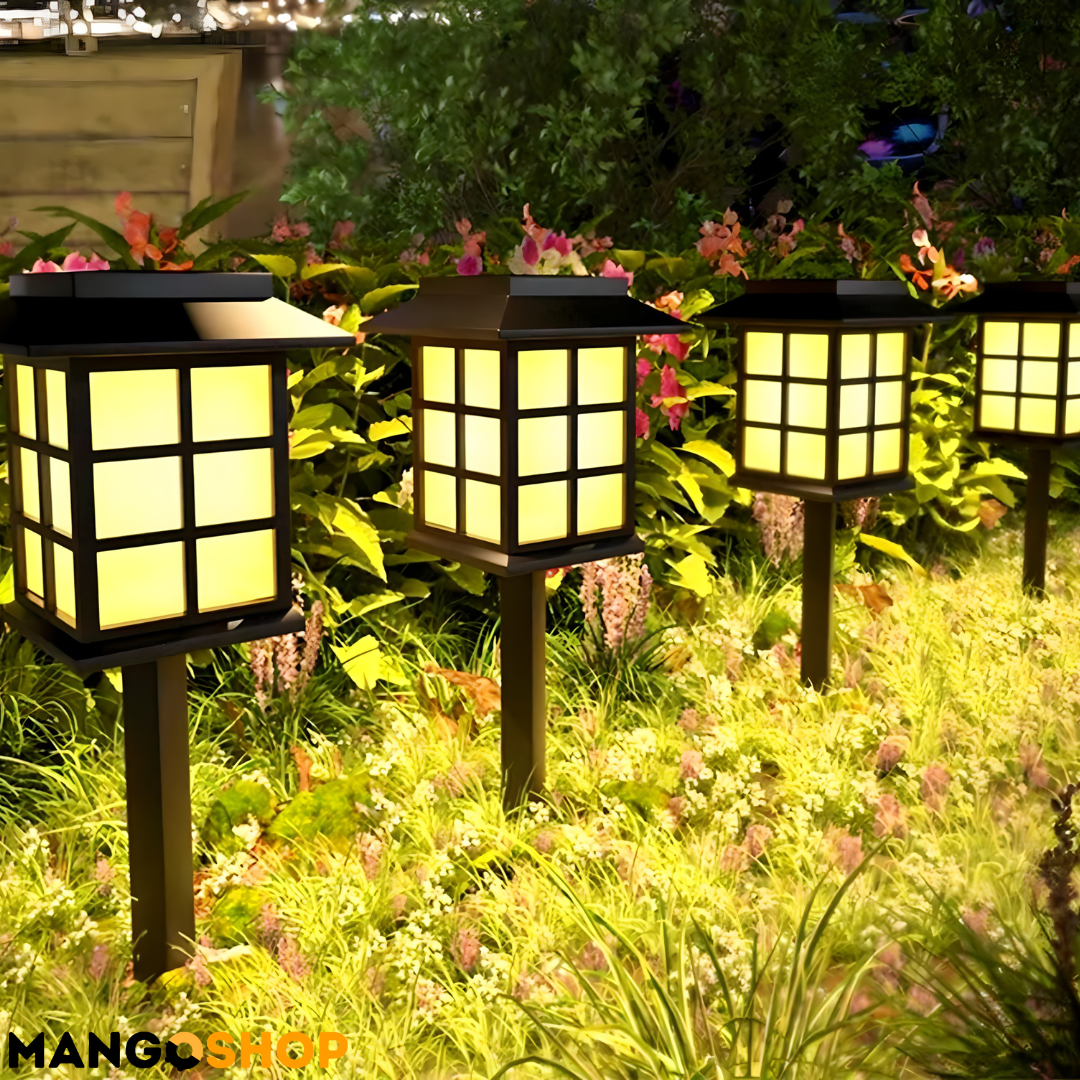 Baštenske solarne lampe sa senzorom 6 komada