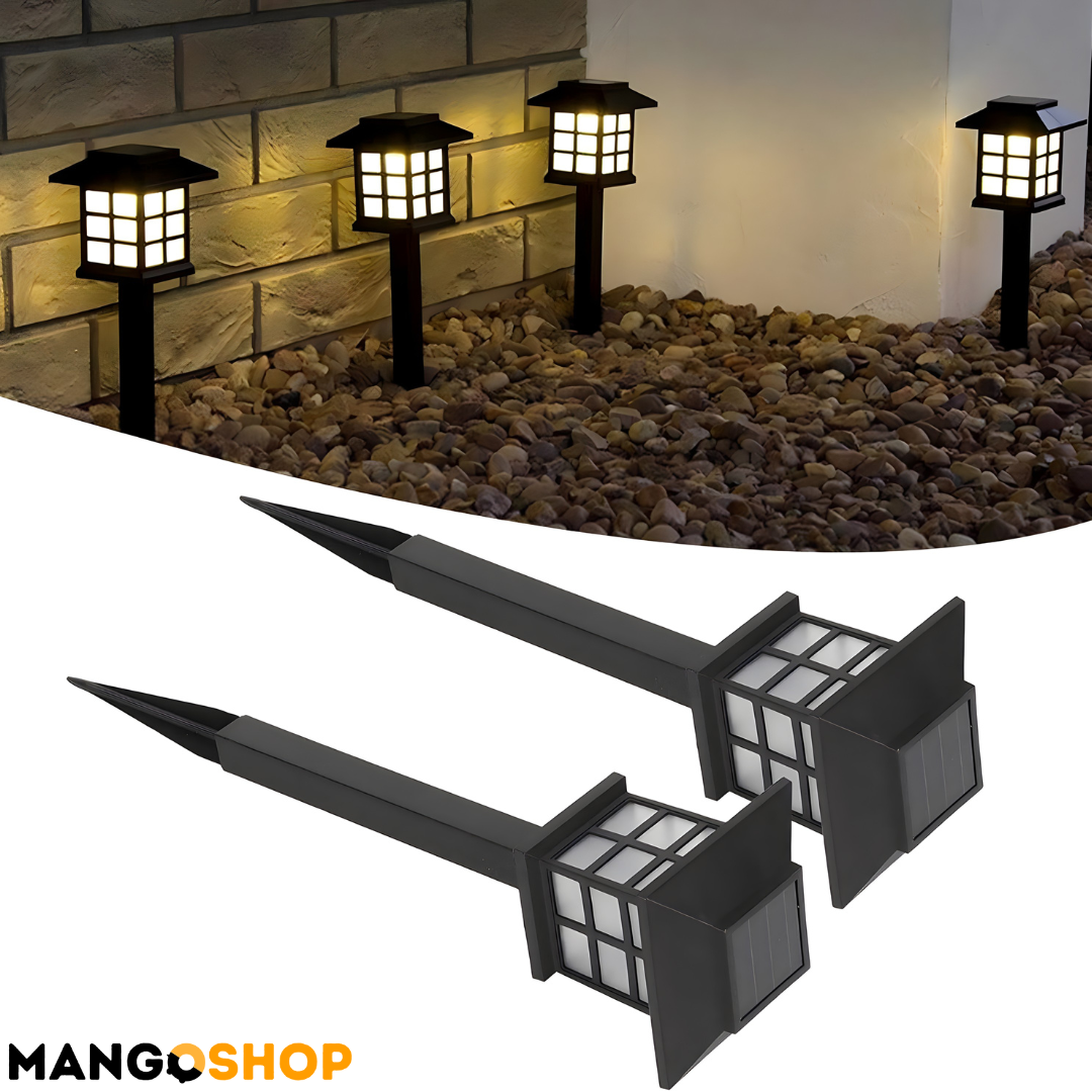Baštenske solarne lampe sa senzorom 6 komada