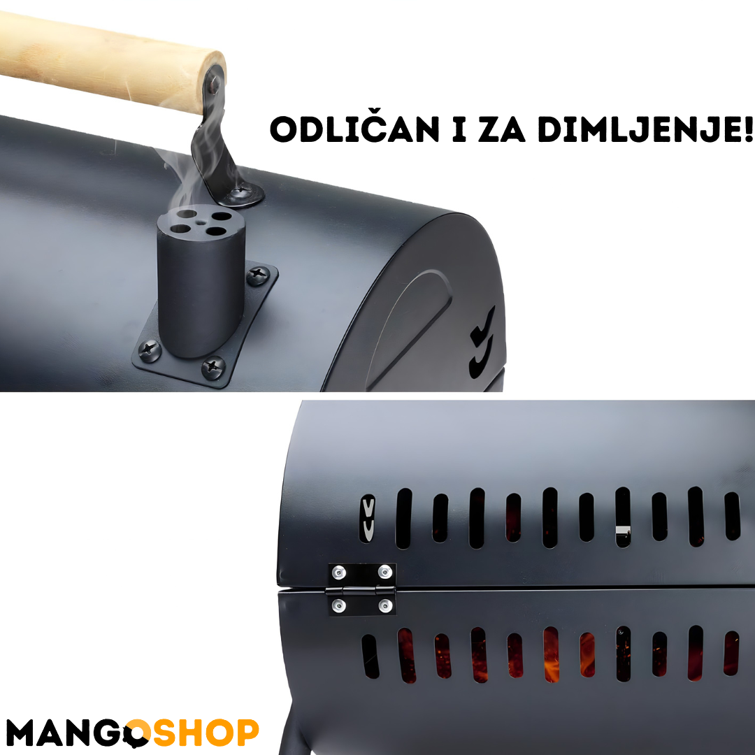 Prenosivi roštilj na ugalj